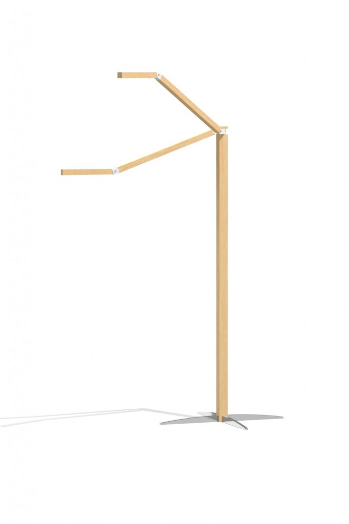 A FLOOR LAMP